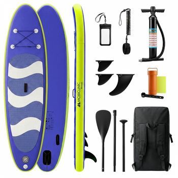 Tabla Paddle Surf Hinchable Mobiclinic Ultraligera 315x78x15 Cm Remo Ajustable Bomba Correa De Seguridad Mochila De Viaje Stitch