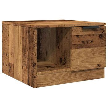 Mesa De Centro，mesa Auxiliar，mesita De Centro Madera De Ingeniería Envejecida 50x50x36 Cm
