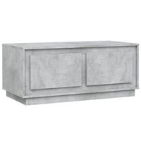 mesa de centro con 2 compartimentos estilo contemporaneo y minimalista 102 x 50 x 44 cm madera de ingenieria gris dec039261