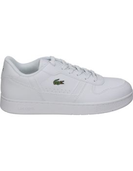 Zapatillas Bajas Para Moda Joven Lacoste T-clip 48suj0008 Blanco 39