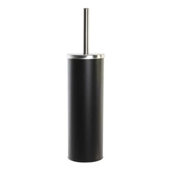 Escobillero de metal negro 10x38,4 cm