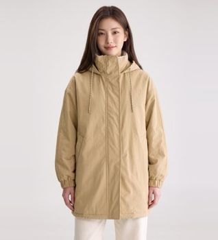 Bellerose para mujer. BW262518 P1722 Abrigo Jade62 beige (S), Casual, Algodón