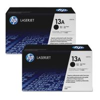 original multipack hp laserjet 1300t printer toner cartridges 2 pack -q2613a