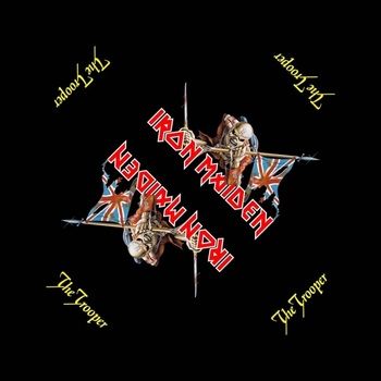 Iron Maiden Bufanda The Trooper para mujer