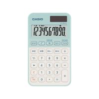 calculadora de bolsillo casio sl-310yc 10 digitos solarbateria verde claro