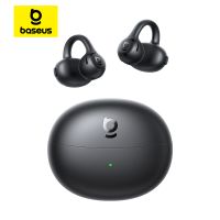 audifonos intrauditivos baseus bass bc1 lite con clip diseno abierto para mayor comodidad 2 microfonos para llamadas nitidas resistencia al agua ip55 45 horas de reproduccion