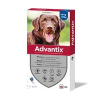 advantix pipetas para perros de 25 kg a 40 kg - 4 pipetas