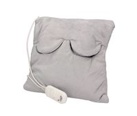 adler ad 7403 cojin electrico calor 38x38 cm cervicales cuello espalda lumbar 2 niveles temperatura lavable 80  blancogris