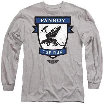 Top Gun Camiseta manga larga Fanboy para mujer