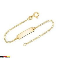 id pulsera oro de 14 quilates 14cm
