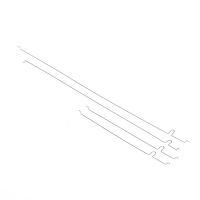 juego de varillas de empuje de piezas de repuesto para avion rc eachine f4u corsair vmf-217 con envergadura de 500 mm