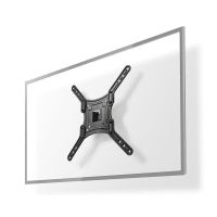 nedis tvwm1330bk soporte tv pared 23 a 55 vesa 100x100 a 400x400 max 30kg