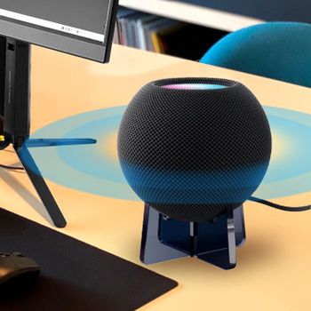 Soporte para Apple HomePod Mini, Material Acrílico de Alta Calidad, Exquisito Soporte de Mesa para Altavoz Apple HomePod Mini