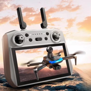 YLR/C S185 GPS Repetidor Digital FPV con Cámara HD 2.7K Gimbal Mecánico de EIS de 3 Ejes Evitación de Obstáculos Pantall