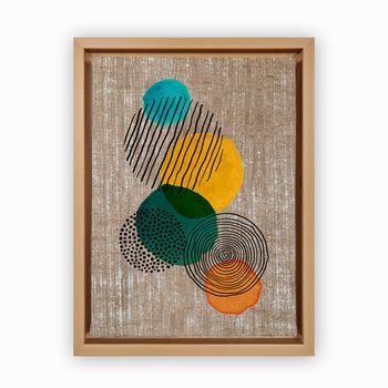 Pintura Decorativa Lienzo Lnj51936225105-6696 Multicolor 66x96 Cm