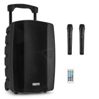altavoces vonyx karaoke inalambricos 200 w con bluetooth y microfonos