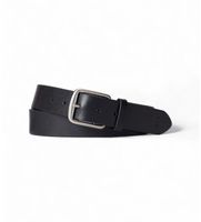 polo ralph lauren para hombre 405913732001 cinturon de piel saddle negro 40 casual clasico