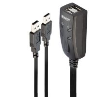 switch kvm lindy 32165 negro 2xusb 3xusb 20 11m con indicadores led