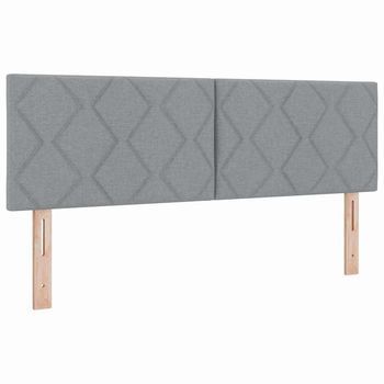Cabecero，panel De Cabecero Gris Claro 160 Cm Tela