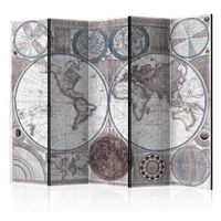 biombo - terraqueous globe 225x172 cm