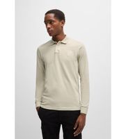 boss para hombre 50507704 polo passerby beige xl casual algodon manga larga