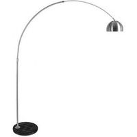 lampara de pie con base de marmol - lampara de salon - bouw negro