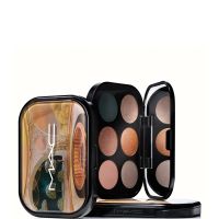 mac connect in colour eyeshadow palette - bronze influence