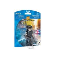 playmobil figura policia 70858