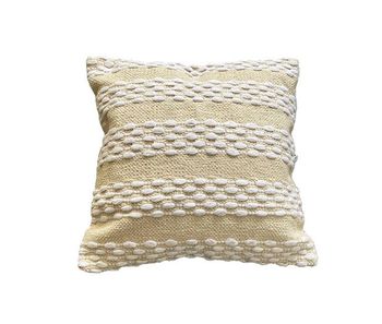Funda de cojín de algodón qata 45x45 natural