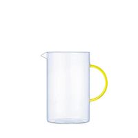 jarra de vidrio con asa amarilla 15l