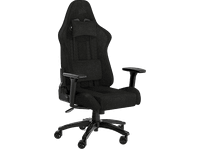 silla gaming - corsair tc100 relaxed-fabric respaldo reclinable 90 y 160 altura regulable reposabrazos negro