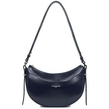 LANCASTER Bandolera Bolso Suave Ace media luna cremallera azul para mujer