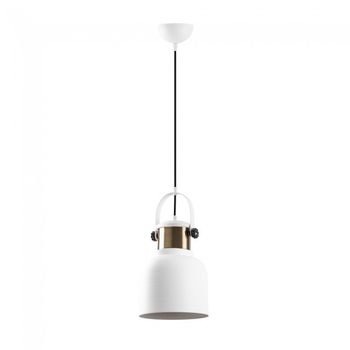 Lámpara colgante retro momo 21 blanco