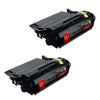 compatible multipack lexmark x656de mfp printer toner cartridges 2 pack -x651h21e