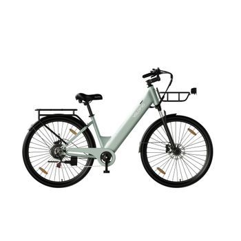 Bicicleta Eléctrica Urbana Velopro C1pro De 250 W, 36 V 18 Ah, Verde