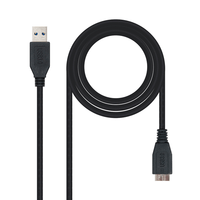 cable nc usb3 am a micro bm 1m negro