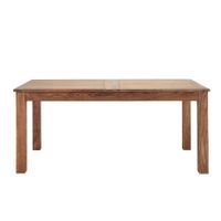 mesa de comedor extensible de sheesham y acacia de 180 a 240 cm