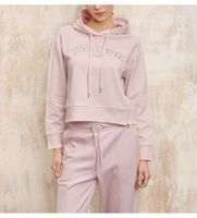 blauer para mujer 25sbldf08078 sudadera con capucha y cremallera fayette rosa l casual algodon
