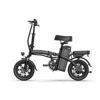 bicicleta electrica plegable urlife f1l 14r bateria extraible de 48v 75ah negra