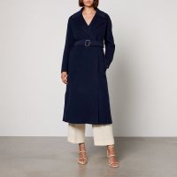 weekend max mara manu double-faced wool coat - uk 10