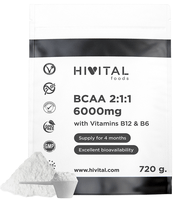 hivital bcaa 211 6000mg 720 gr