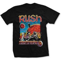 rush tops y camisetas us tour 1978 para hombre