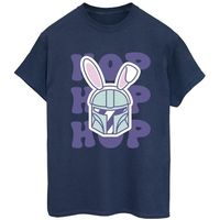 disney camiseta manga larga the mandalorian hop into easter para mujer