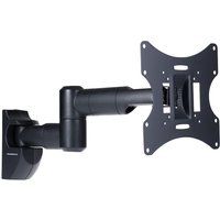 proper swing arm full motion tv bracket - black black