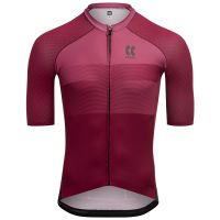 kalas passion z1 short sleeve jersey - l - burgundy