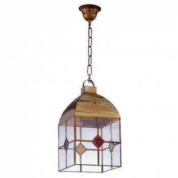 Farol Granadino 4 Caras Pequeño 1xe27 30x15