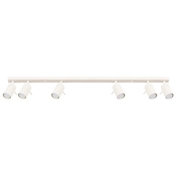 Lámpara de techo beige acero alt. 117 cm