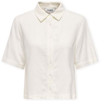 Only Camisa Goa Shirt - Cloud Dancer para mujer