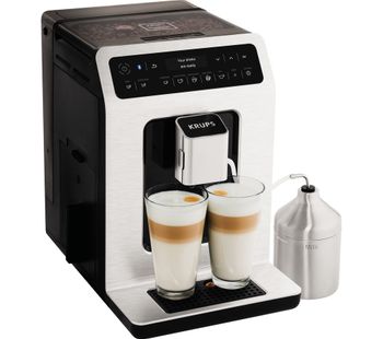 KRUPS Evidence EA893D40 Smart Bean to Cup Coffee Machine - White, White