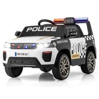 coche de policia para ninos coche electrico con bateria de 12v 7a control remoto conexion inalambrica